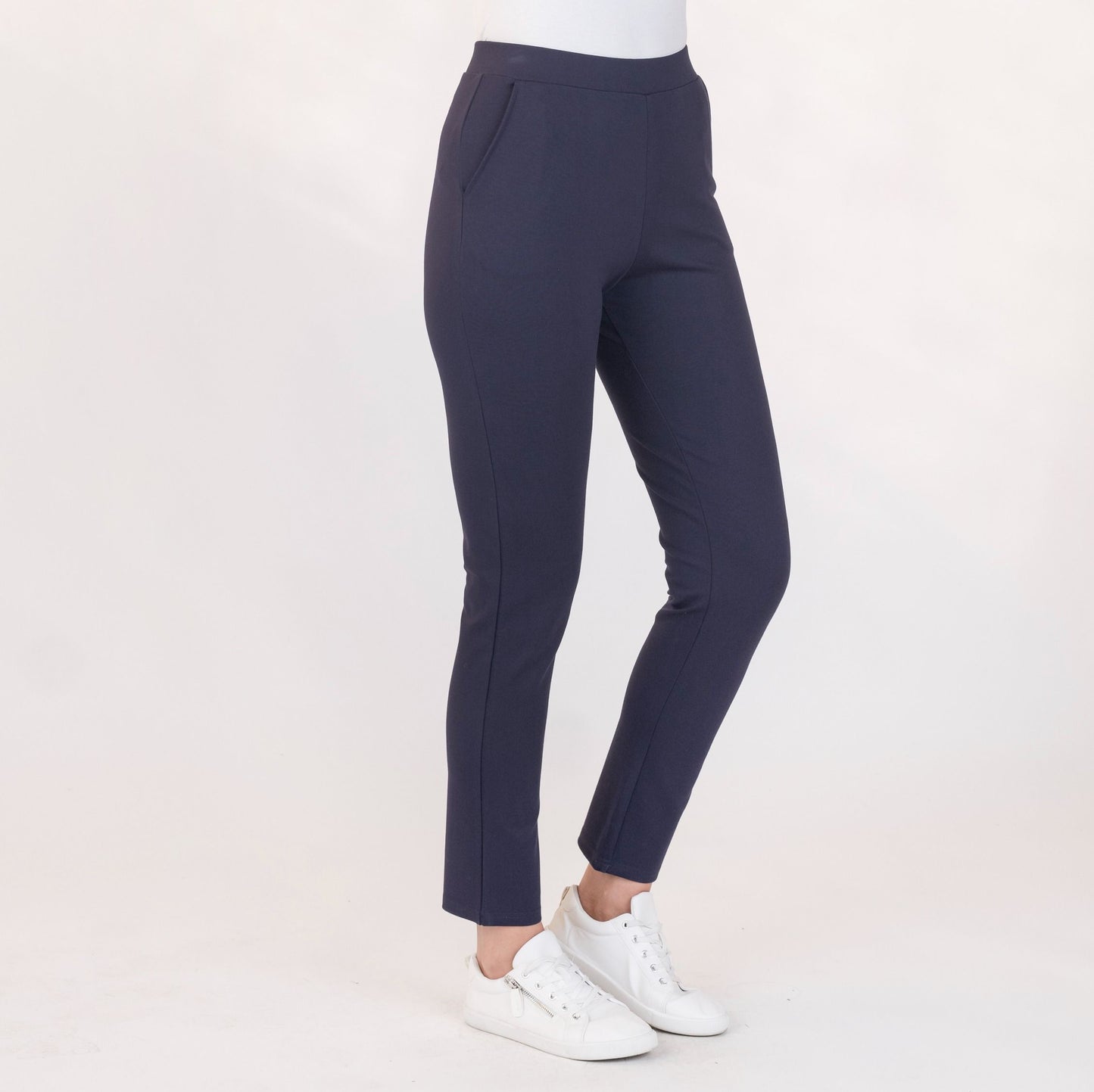 Renoma Plain Ponte Pant (Black or Navy)