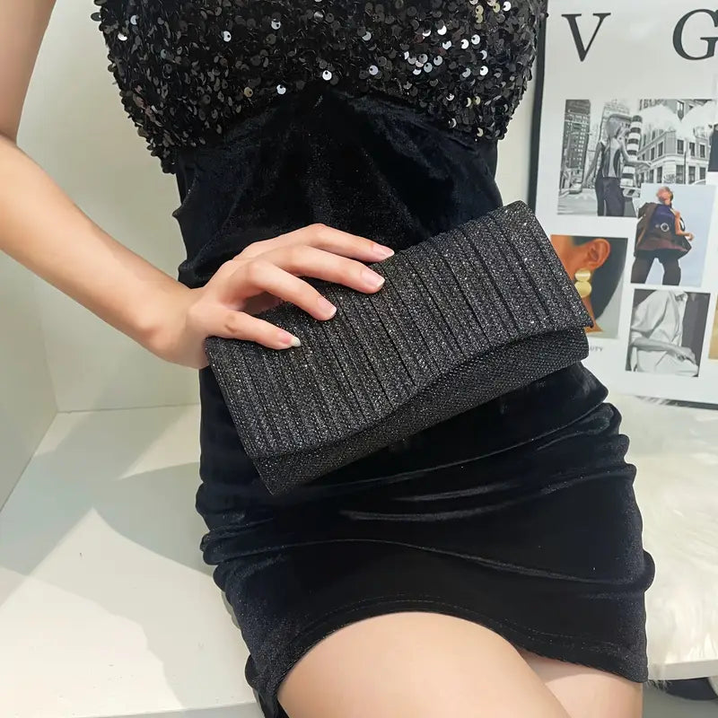 Black Evening Clutch Bag