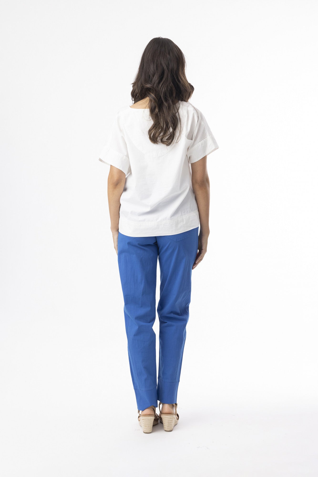 Orientique Cotton Blend Stretch Bangalene Pants