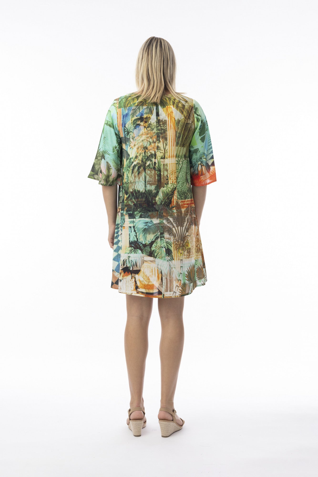 Orientique Vintage Tropical Dress