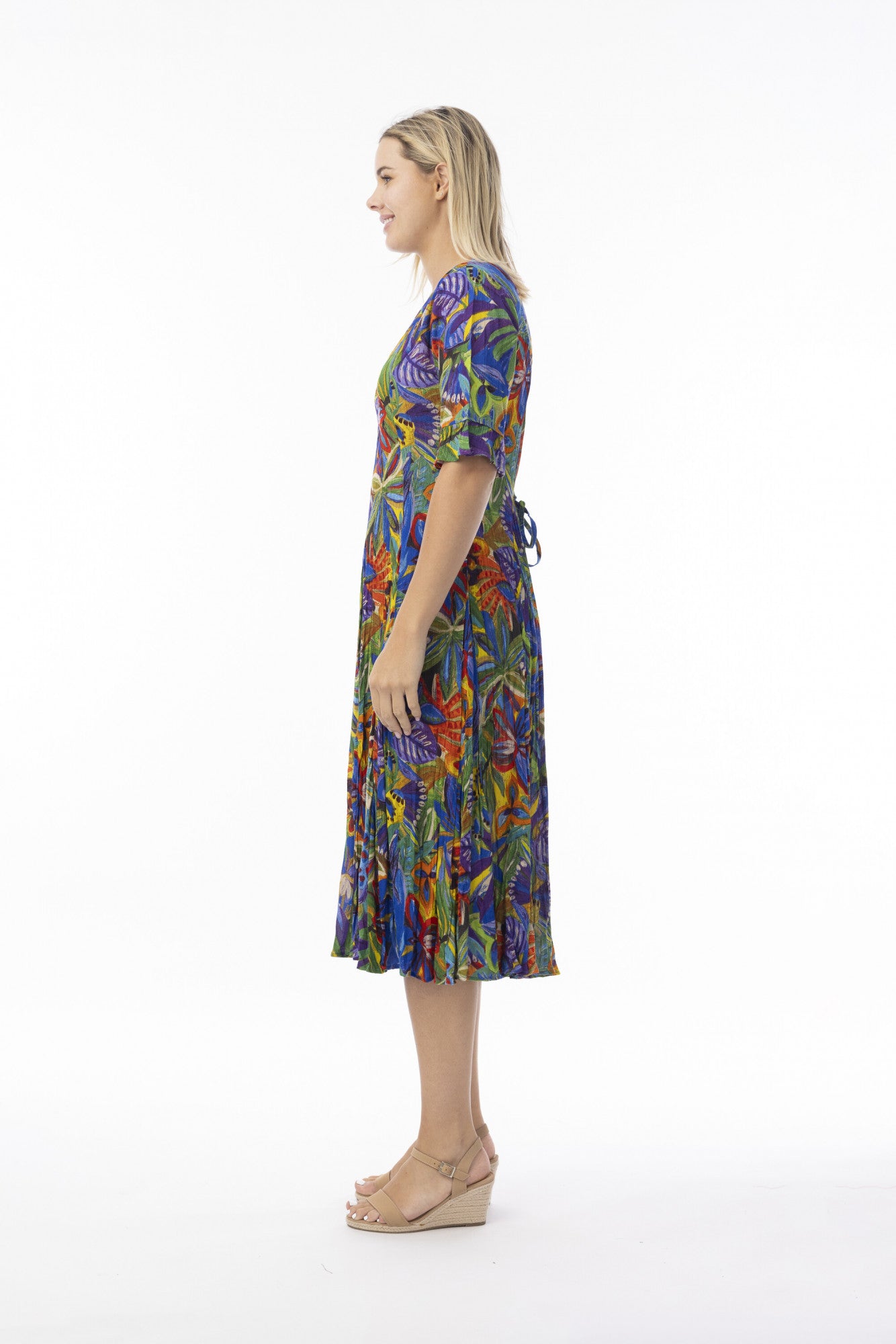 Orientique Zapallar Godet dress