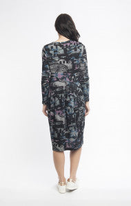 Orientique Stretch Cotton Bubble Dress