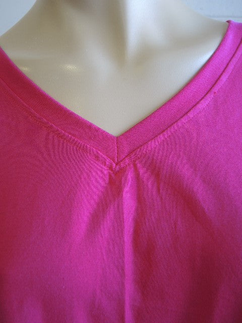 Plusss Long Length V neck T Shirt (Many Colours)