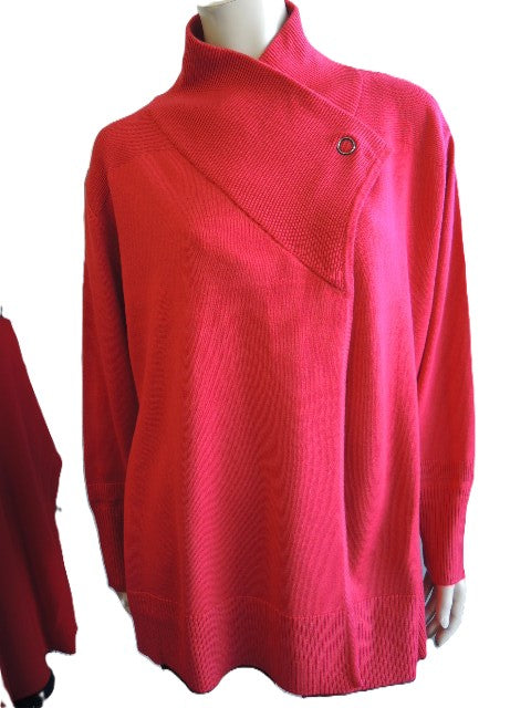 Maglia Knitted Crossover Jacket (Red only)