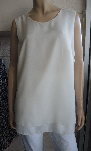 Plusss Double Layer Georgette Cami (Black, Cream, Navy)