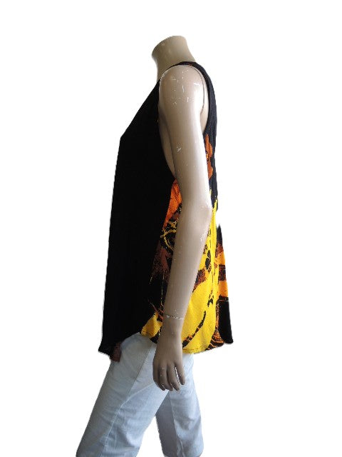 Crinkle Rayon Sleeveless Top (Size 12-18)