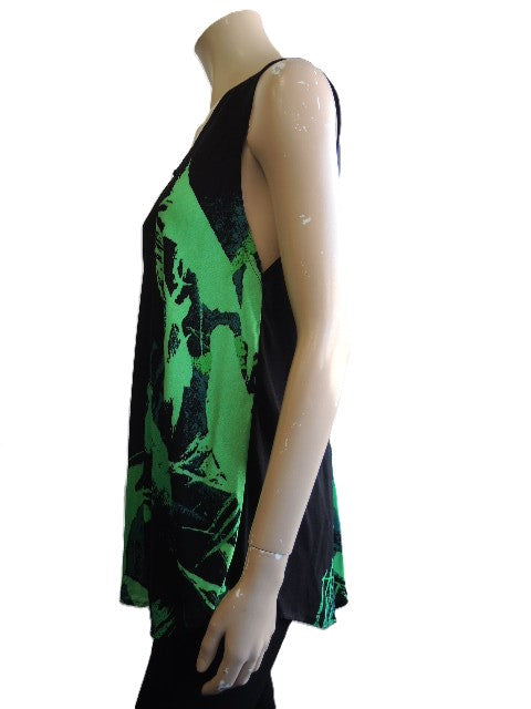 Crinkle rayon Sleeveless Top (Fits size 12-18)