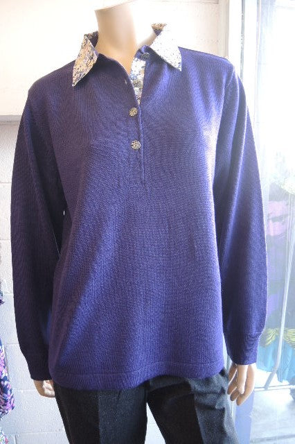 Bromley Knitted Collared Jumper (Many Colours)