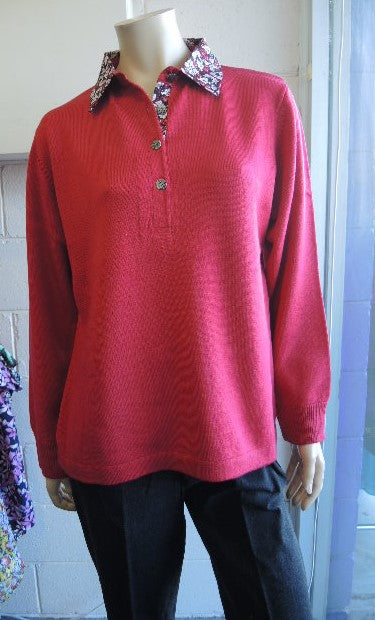 Bromley Knitted Collared Jumper (Many Colours)