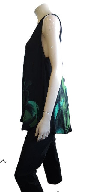 Crinkle Rayon Sleeveless Top