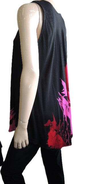 Crinkle Rayon Sleeveless Top