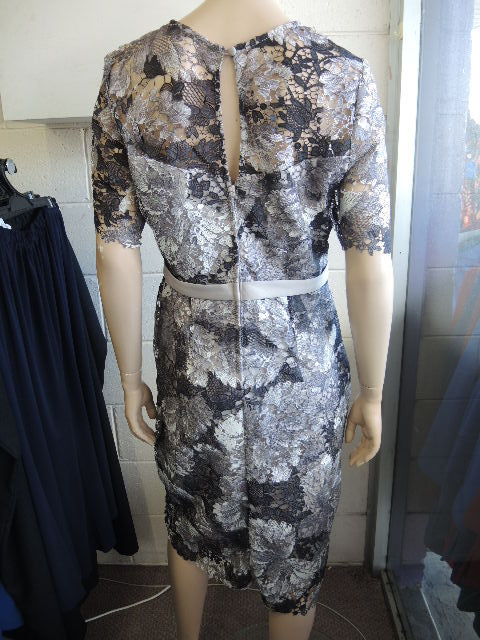 Jesse Harper Taupe Lace Dress