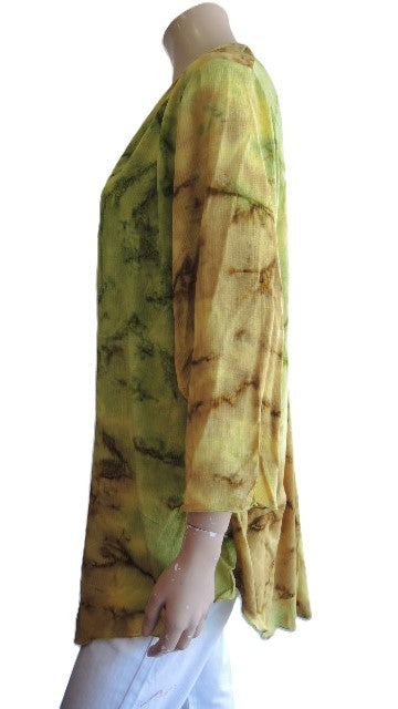 Plusss Crinkle Rayon Tassel Top