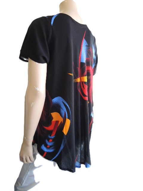 Crinkle Rayon Printed Top