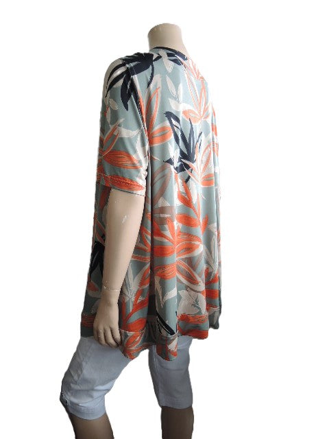 Shelz Inverted Pleat Front Top