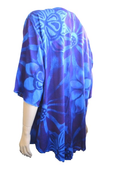 Plusss Crinkle Rayon Tassel Top (Sizes 14-36)