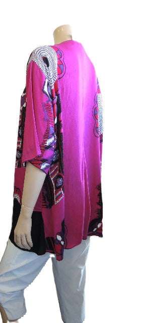 Plusss Crinkle Rayon Top (Sizes 14-36)