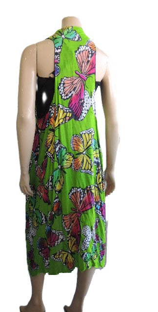 Green Butterfly Sarong