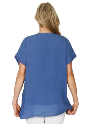 Emily Adams Breeze Top (Blue or White)