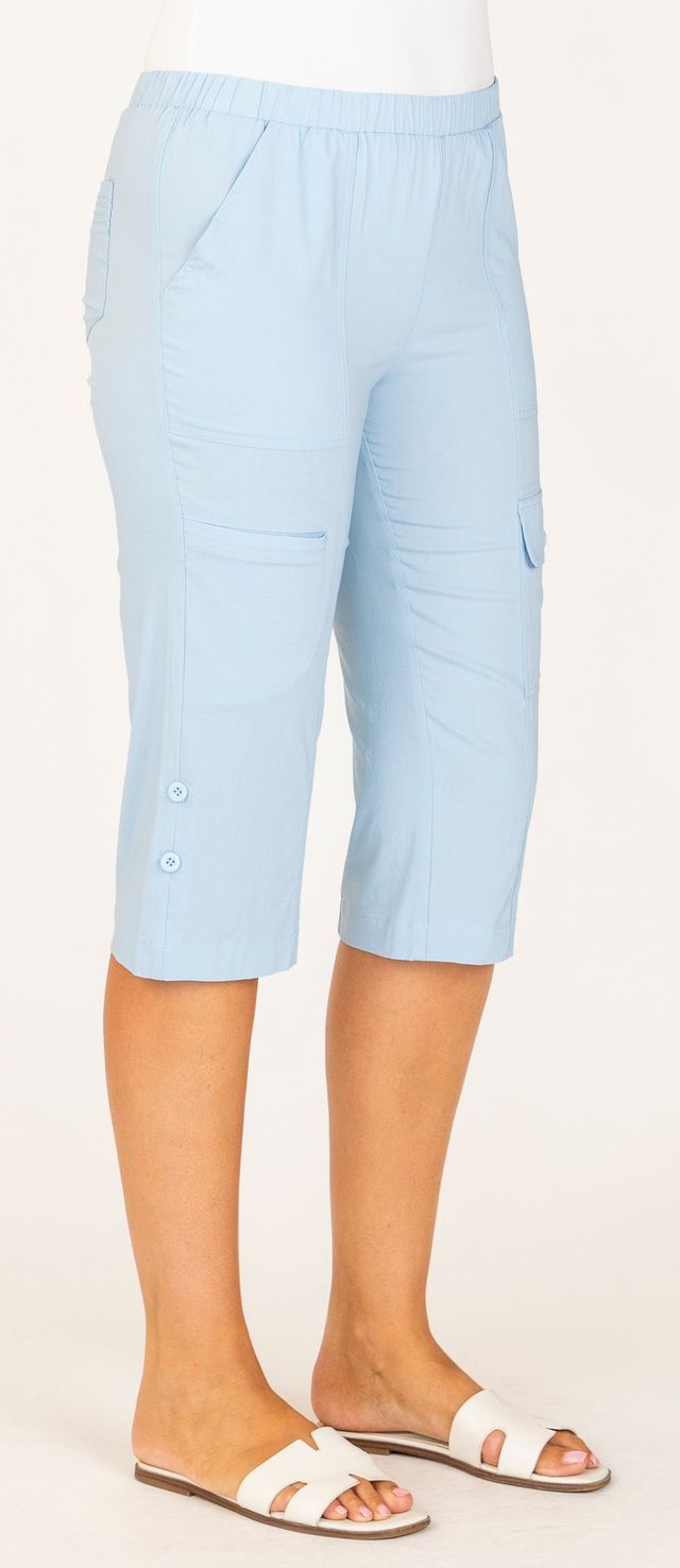 Vivid Supreme Pedal Pusher length Cargo Pants (Many Colours)