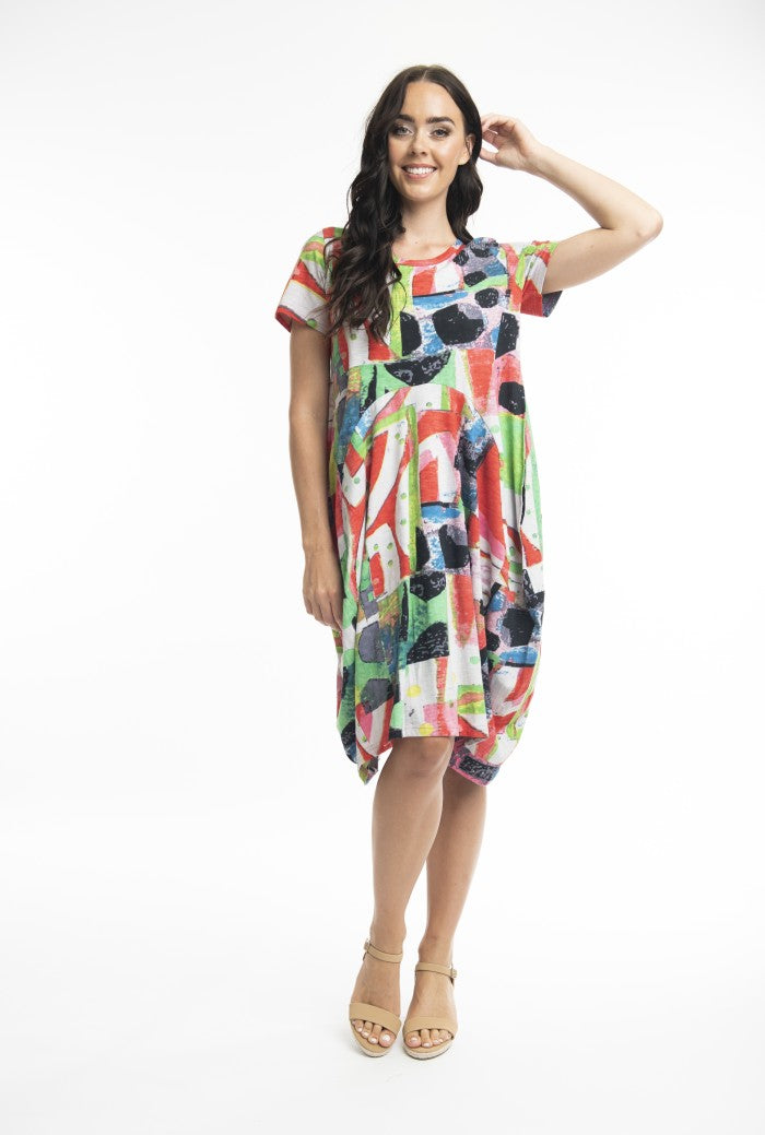 Orientique Cotton Bubble Dress