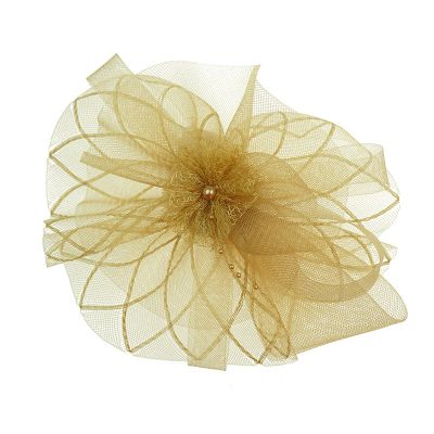 Coffee Coloured Clip on Fascinator