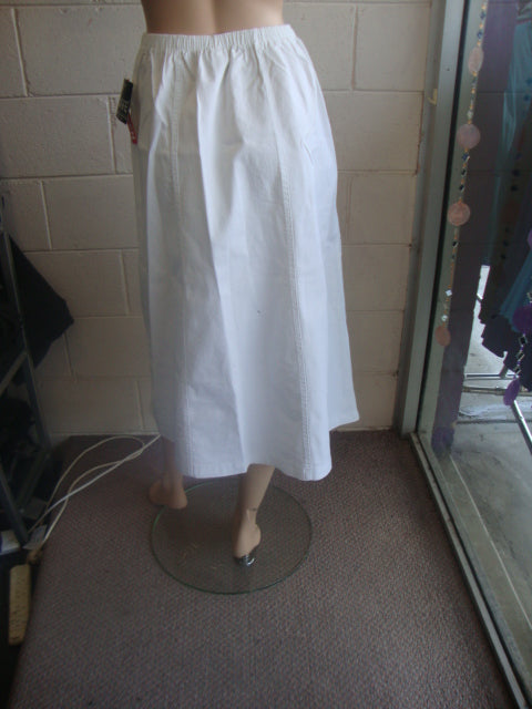 Cafe stretch Cotton Gored Skirt