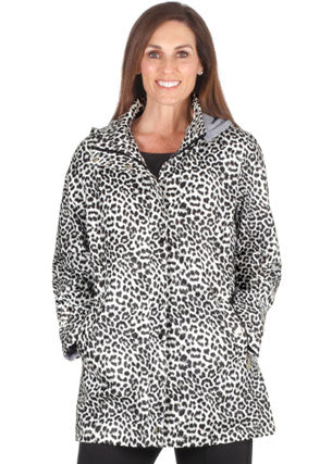 Jillian Waterproof Leopard Jacket