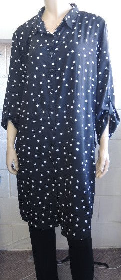 Plusss long Rayon Shirt