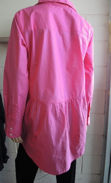 Orientique Poplin Shirt (pink, emerald or white)