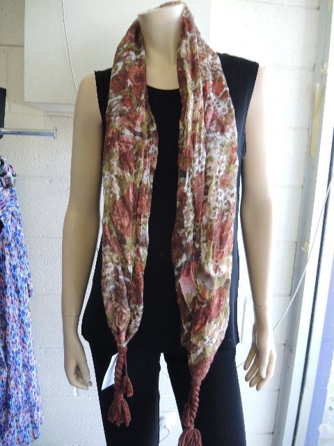 Rayon Floral Scarf
