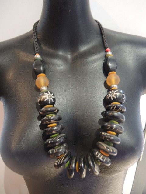 Handmade Wooden Bead Necklace