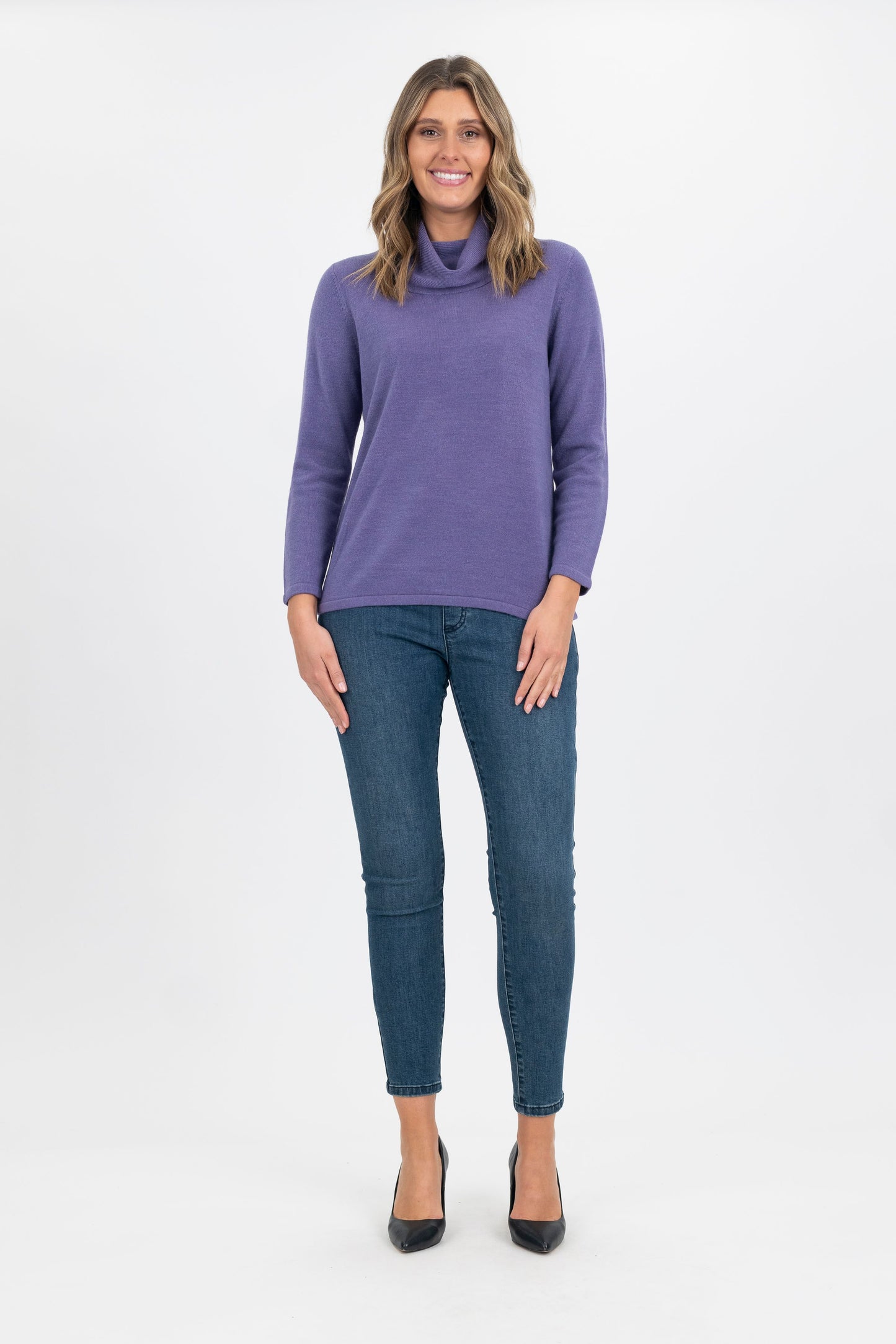 Bromley Soft Cowl Neck Jumper (Many Colours)