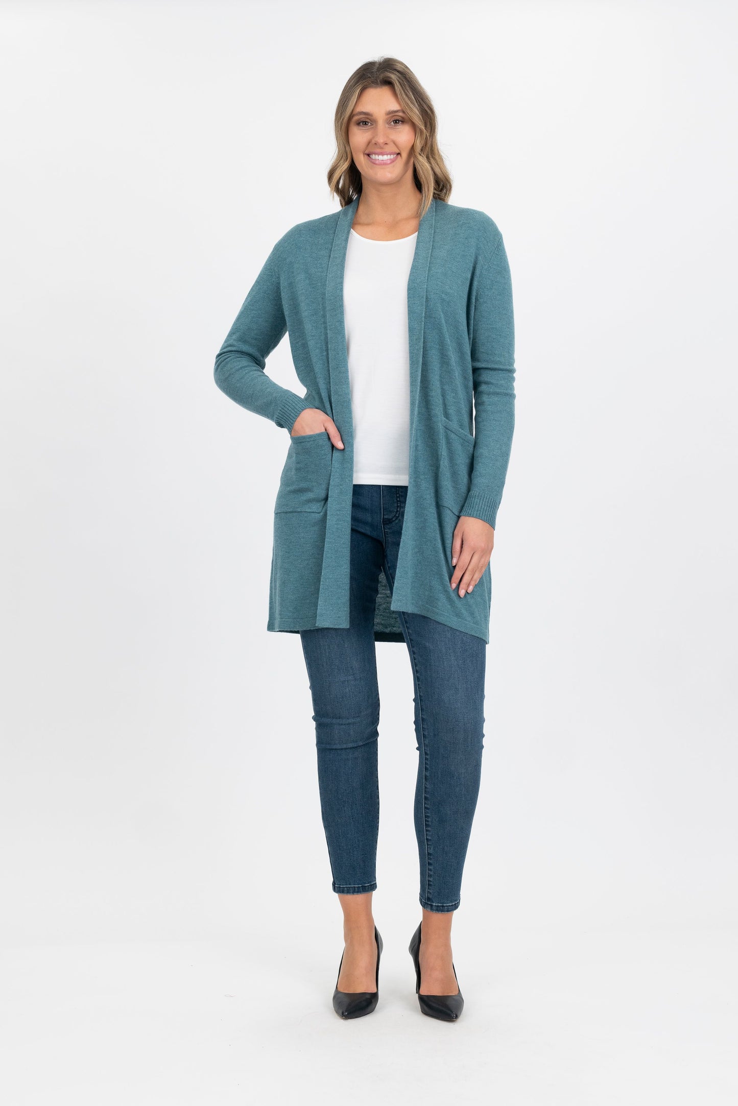 Vivid Wool Blend Knitted Jacket (3 colours)