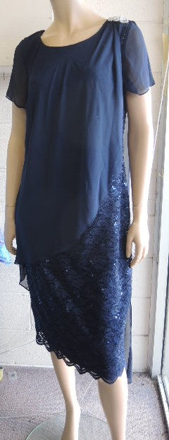 Layla Jones Lace Dress (Sapphire or Midnight)