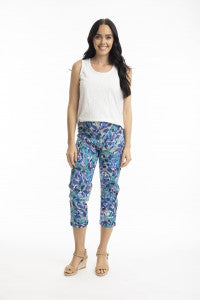 Orientique Cotton Cayman Print Pant