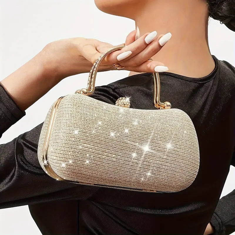 Gorgeous Evening Bag (Black, Silver or Gold)