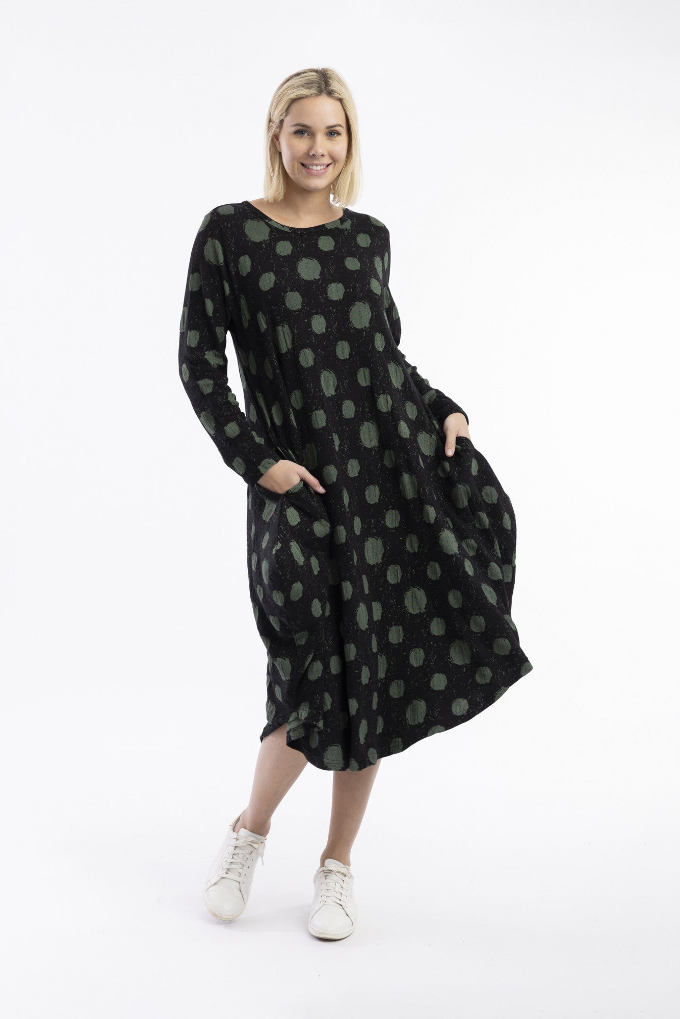 Orientique Spot Bubble Dress