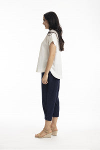 Orientique Linen Blend 3/4 Pants