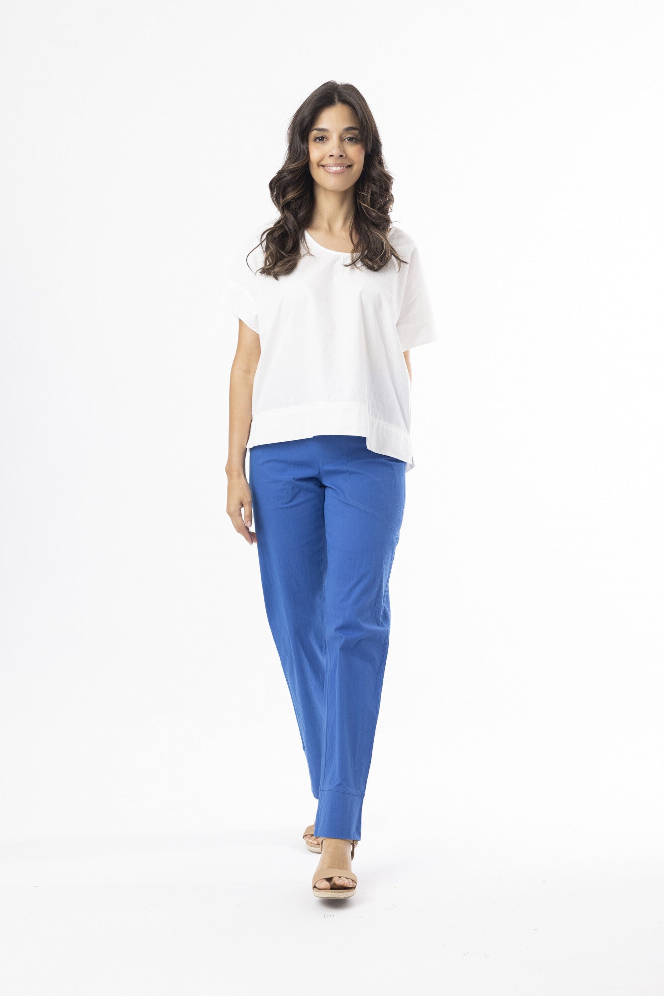 Orientique Cotton Blend Stretch Bangalene Pants