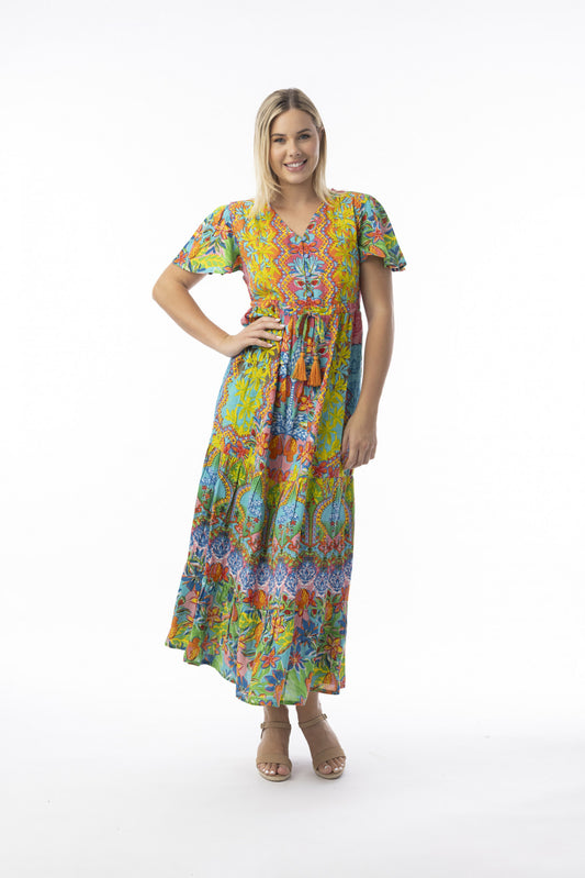 Orientique Rayon Maxi Dress