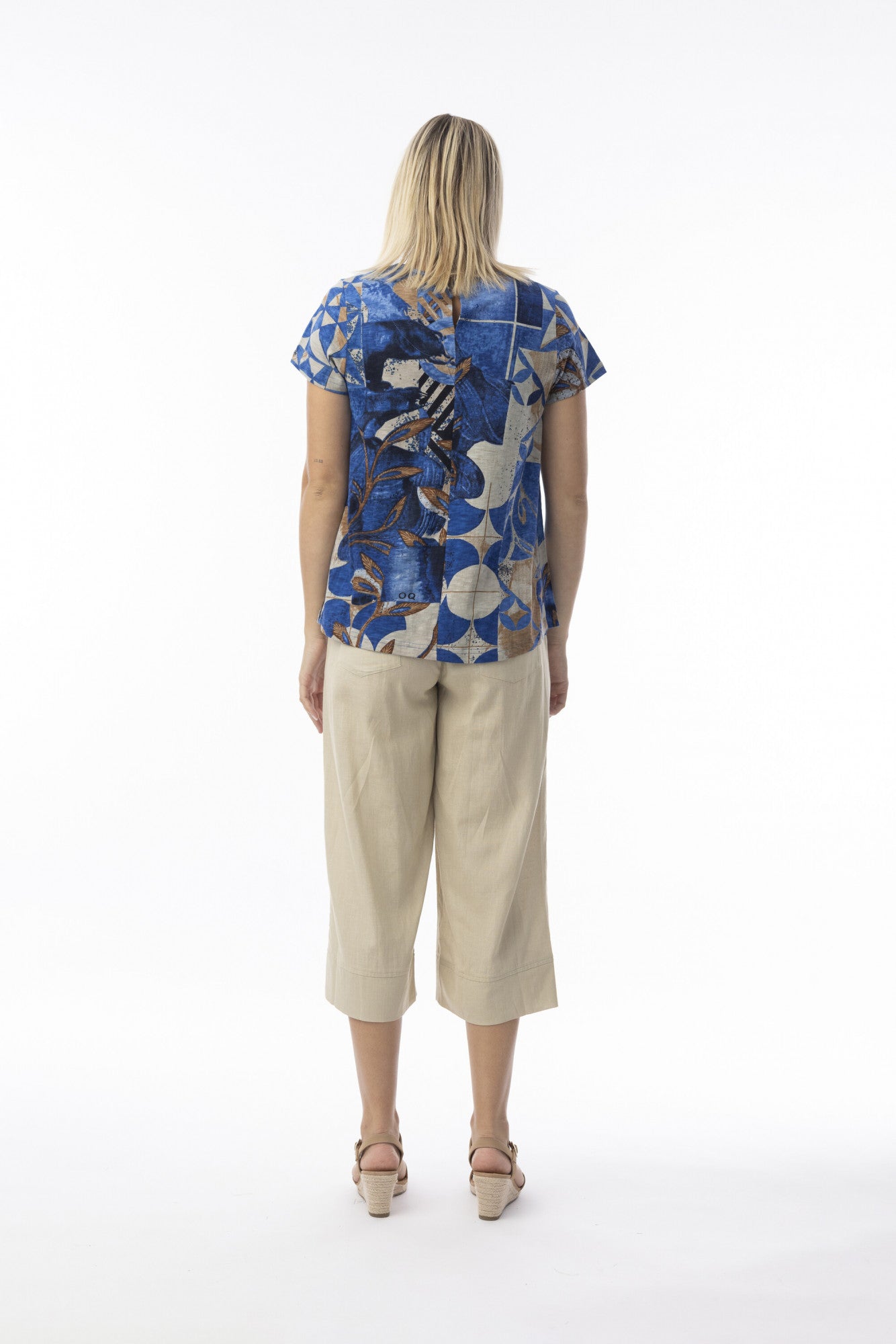 Orientique Organic Cotton Printed T Shirt