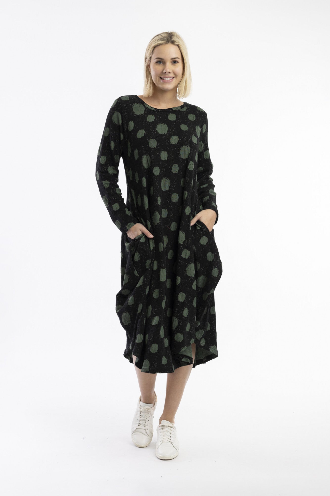 Orientique Spot Bubble Dress