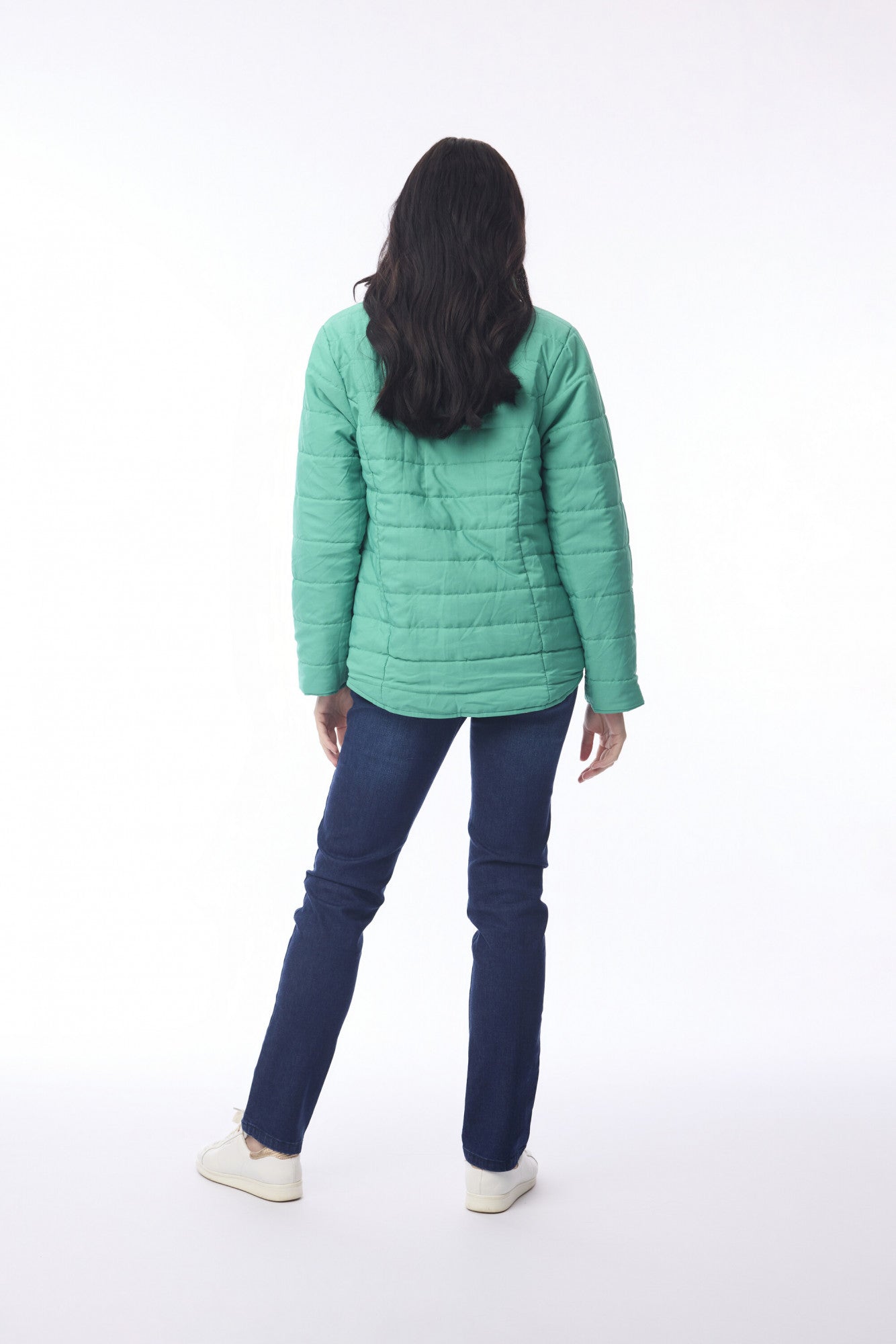 Orientique Oriental Bird Reversible Puffer Jacket