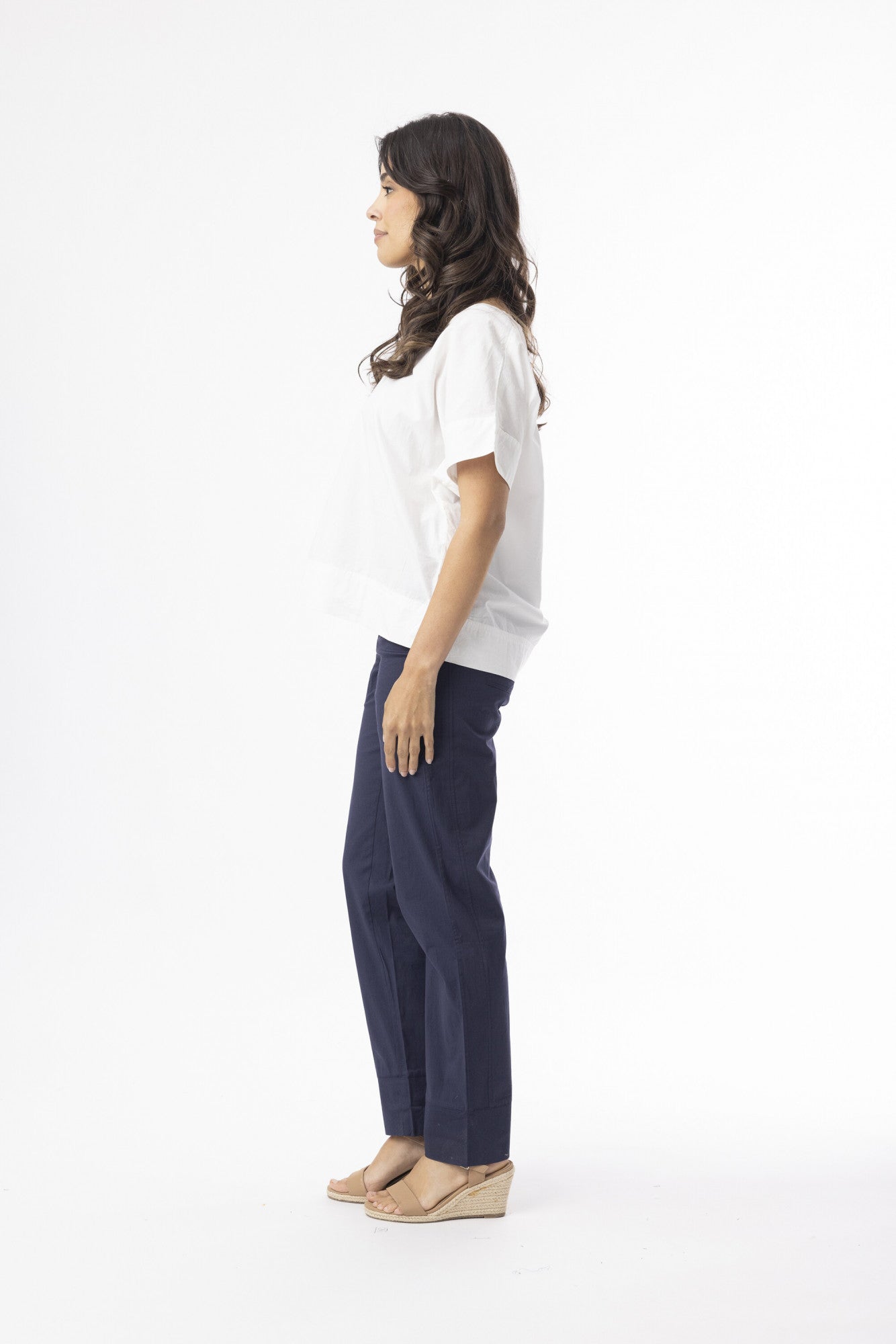 Orientique Cotton Blend Stretch Bangalene Pants