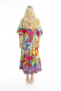 Orientique Flattering Rayon Dress