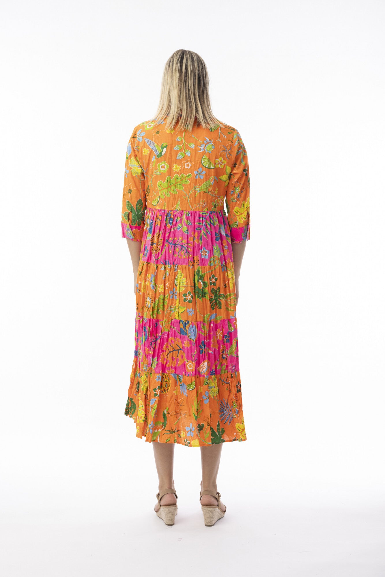 Orientique Organic Cotton Miraflores Maxi Dress