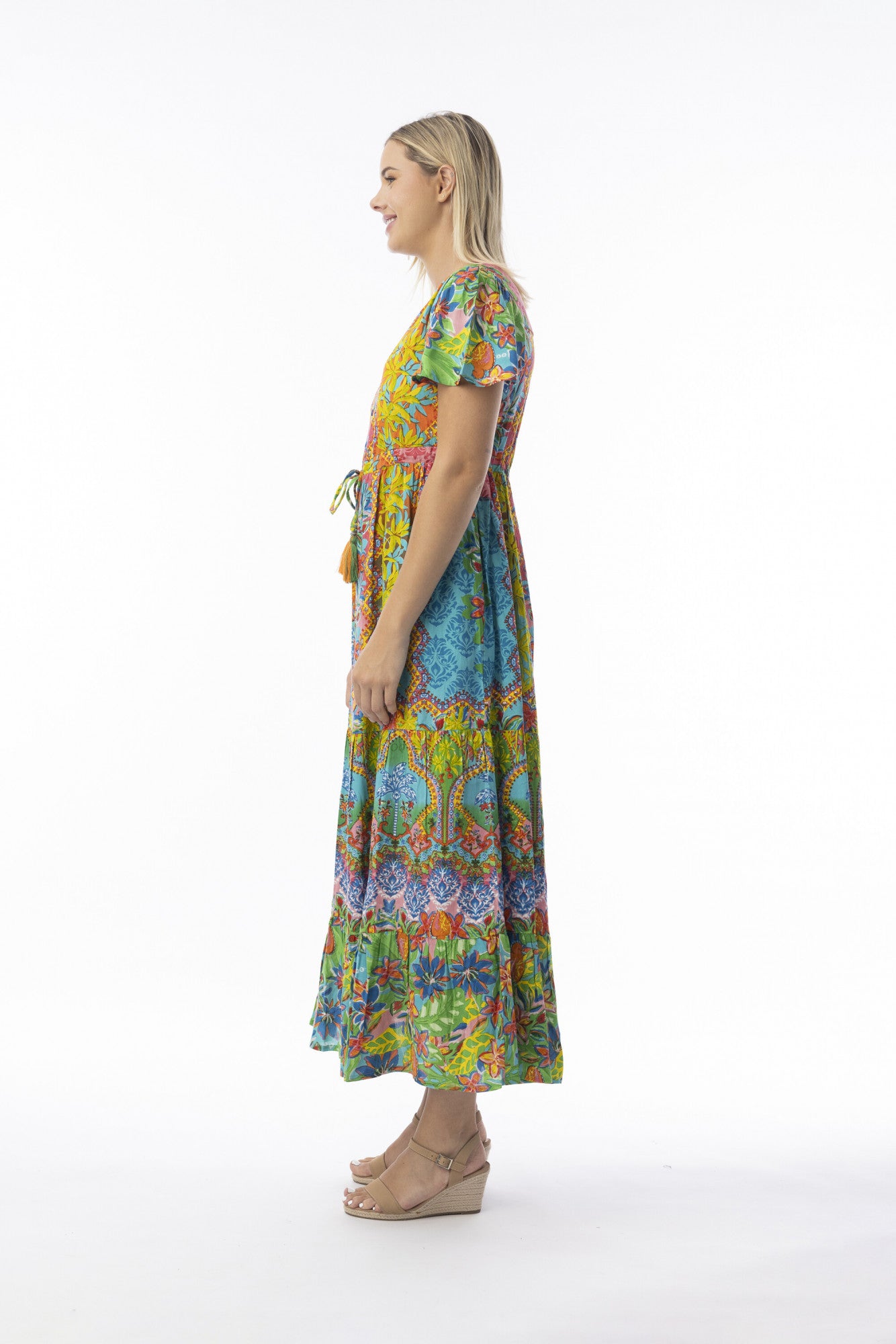 Orientique Rayon Maxi Dress