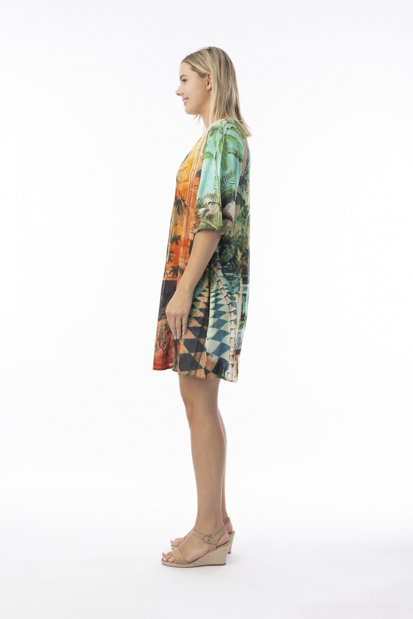 Orientique Vintage Tropical Dress