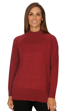 Jillian Wool Blend Turtle Neck Tunic